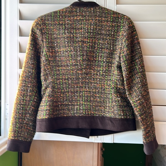 Talbots chocolate brown dress jacket - Picture 3 of 5